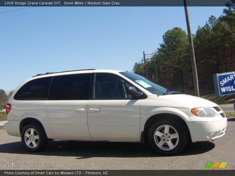 Stone White / Medium Slate Gray 2006 Dodge Grand Caravan SXT