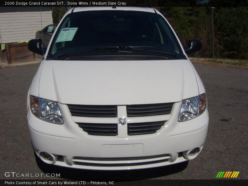 Stone White / Medium Slate Gray 2006 Dodge Grand Caravan SXT