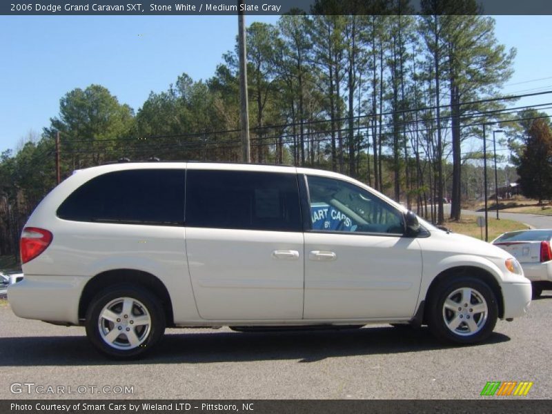 Stone White / Medium Slate Gray 2006 Dodge Grand Caravan SXT