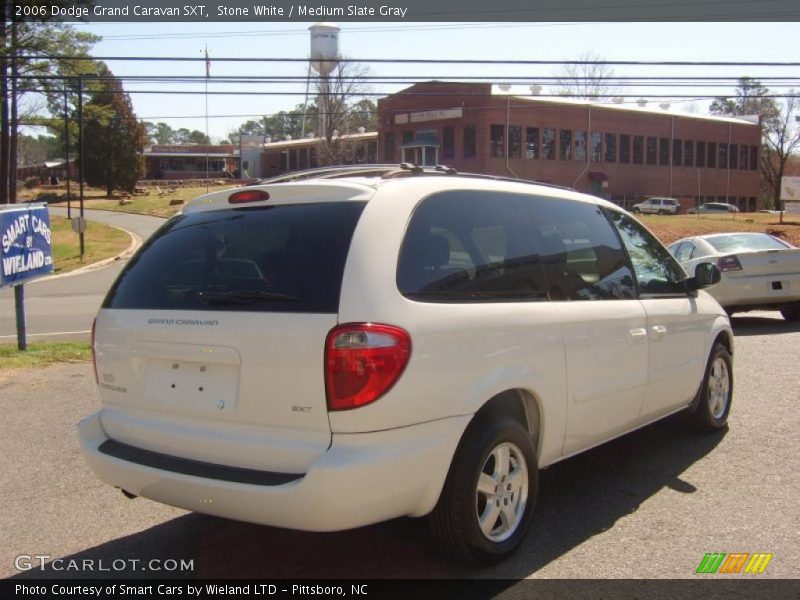Stone White / Medium Slate Gray 2006 Dodge Grand Caravan SXT