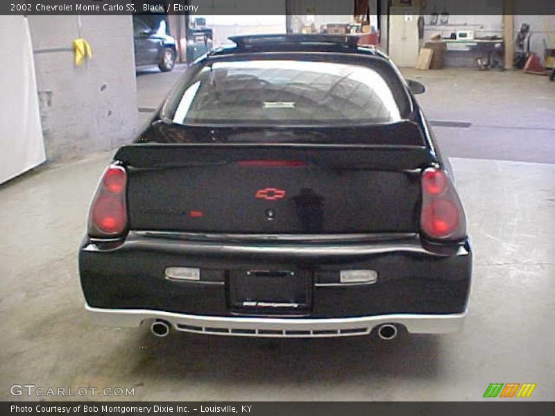 Black / Ebony 2002 Chevrolet Monte Carlo SS