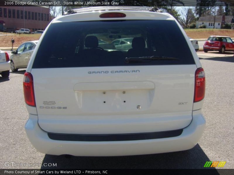 Stone White / Medium Slate Gray 2006 Dodge Grand Caravan SXT