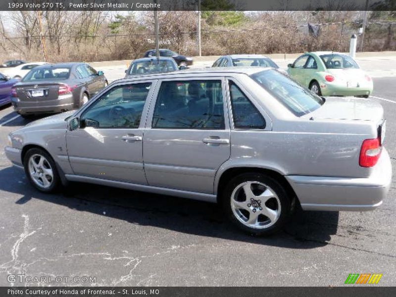 Pewter Silver Metallic / Graphite 1999 Volvo S70 T5