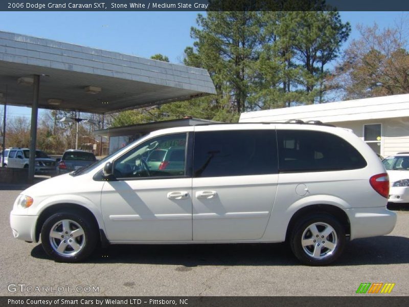 Stone White / Medium Slate Gray 2006 Dodge Grand Caravan SXT