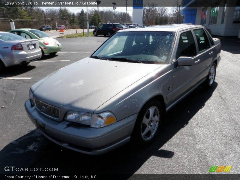 Pewter Silver Metallic / Graphite 1999 Volvo S70 T5