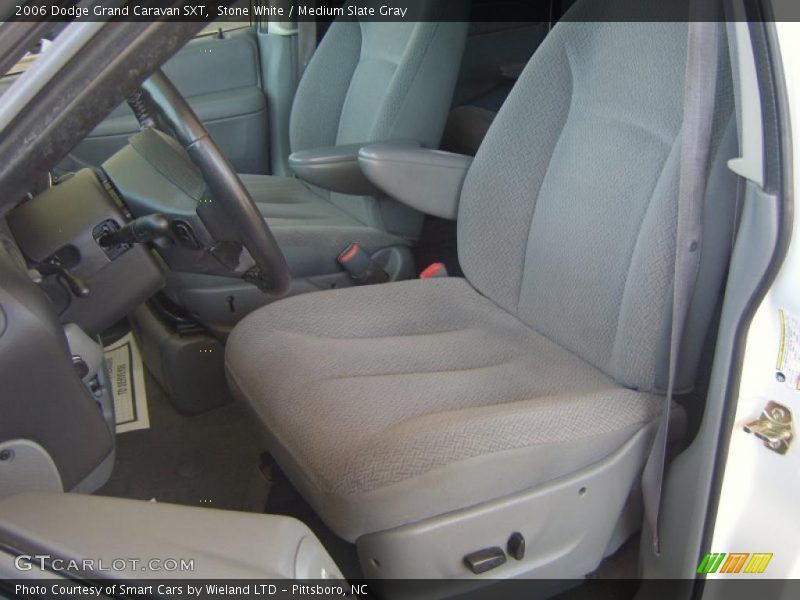 Stone White / Medium Slate Gray 2006 Dodge Grand Caravan SXT