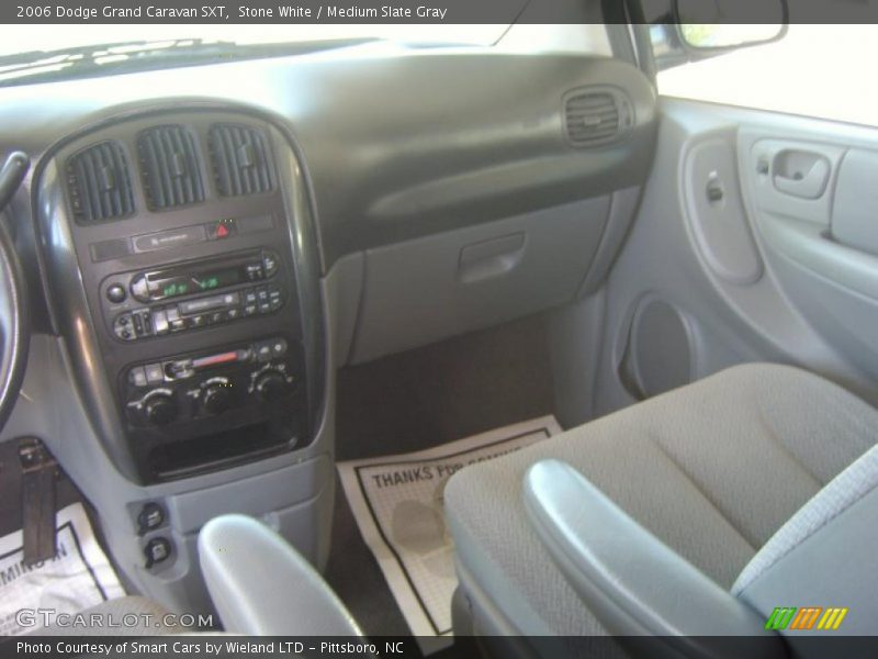 Stone White / Medium Slate Gray 2006 Dodge Grand Caravan SXT