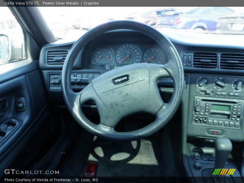 Pewter Silver Metallic / Graphite 1999 Volvo S70 T5