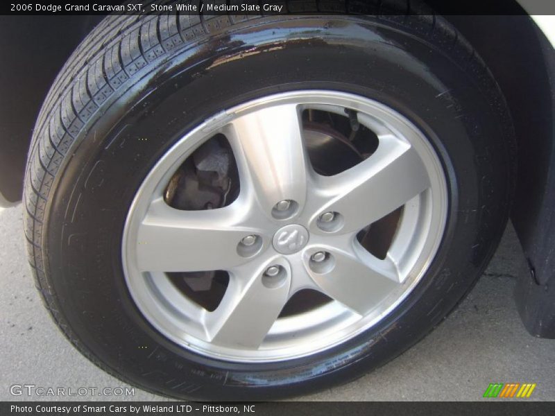Stone White / Medium Slate Gray 2006 Dodge Grand Caravan SXT