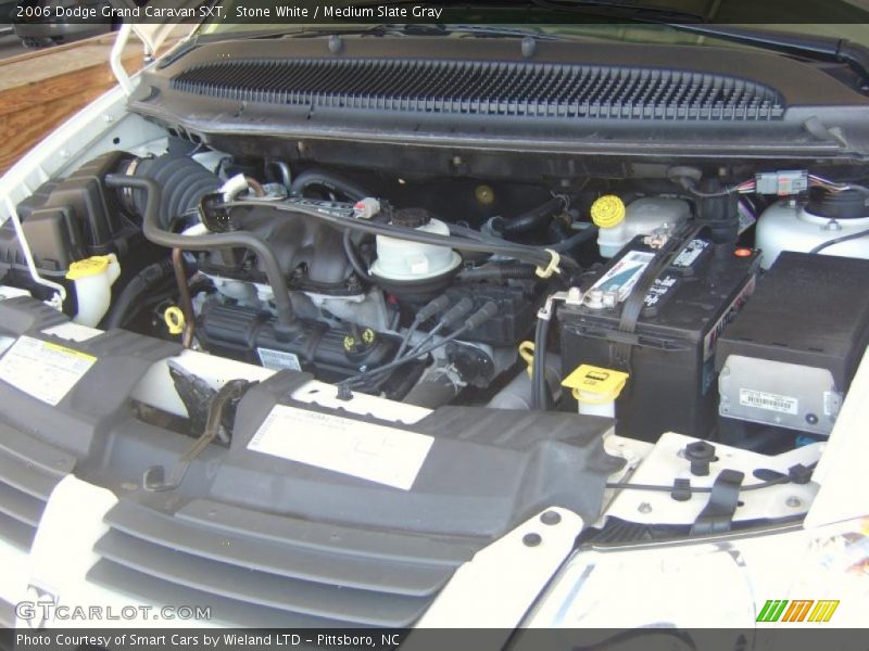 Stone White / Medium Slate Gray 2006 Dodge Grand Caravan SXT