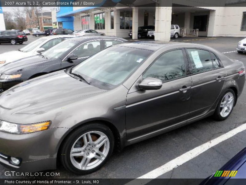 Carbon Bronze Pearl / Ebony 2007 Acura TL 3.2