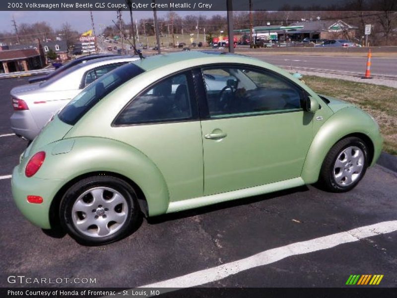 Cyber Green Metallic / Grey 2002 Volkswagen New Beetle GLS Coupe