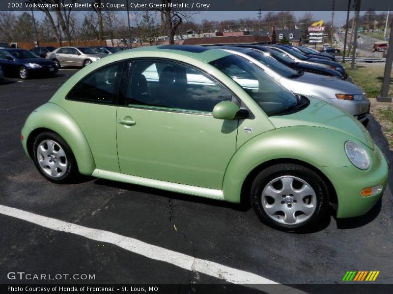 Cyber Green Metallic / Grey 2002 Volkswagen New Beetle GLS Coupe