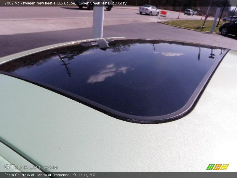 Cyber Green Metallic / Grey 2002 Volkswagen New Beetle GLS Coupe