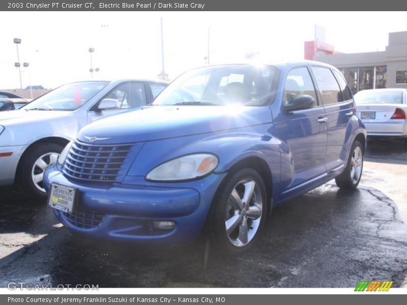 Electric Blue Pearl / Dark Slate Gray 2003 Chrysler PT Cruiser GT