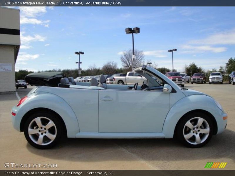 Aquarius Blue / Grey 2006 Volkswagen New Beetle 2.5 Convertible