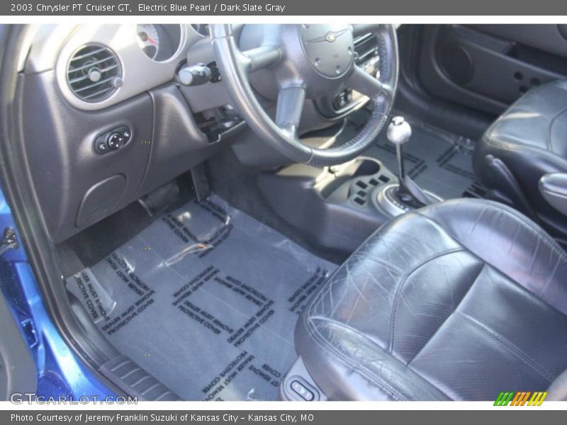 Electric Blue Pearl / Dark Slate Gray 2003 Chrysler PT Cruiser GT