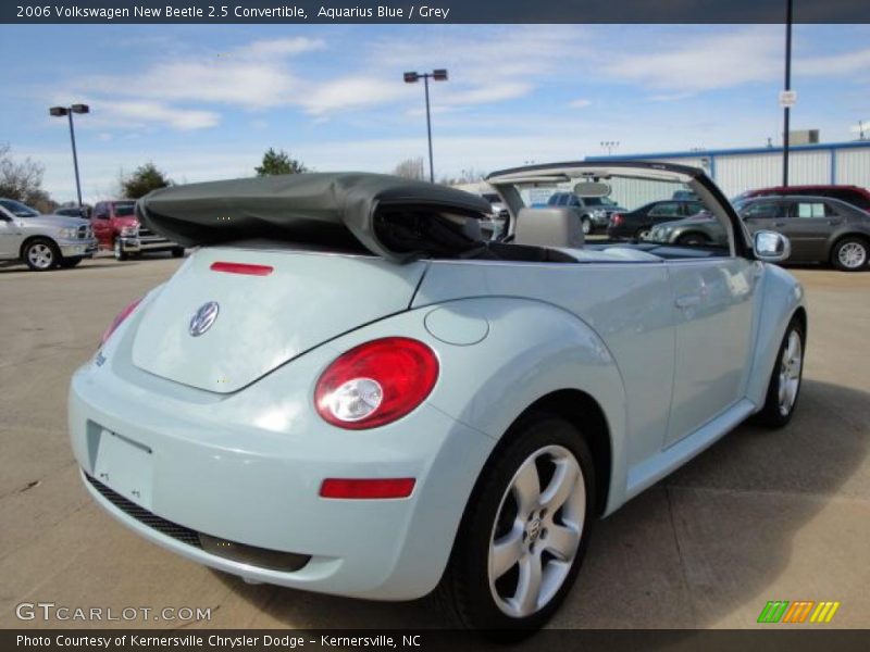 Aquarius Blue / Grey 2006 Volkswagen New Beetle 2.5 Convertible