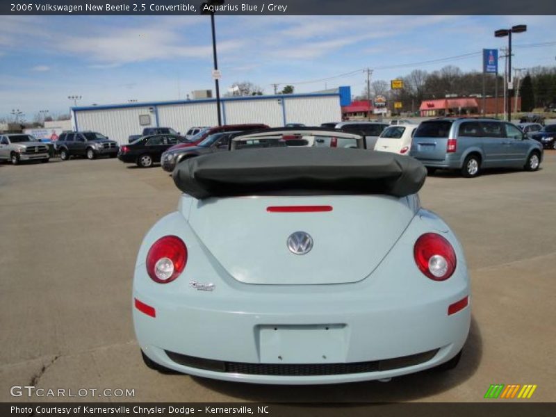 Aquarius Blue / Grey 2006 Volkswagen New Beetle 2.5 Convertible