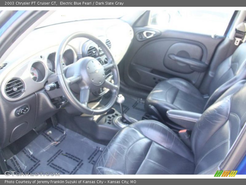Electric Blue Pearl / Dark Slate Gray 2003 Chrysler PT Cruiser GT