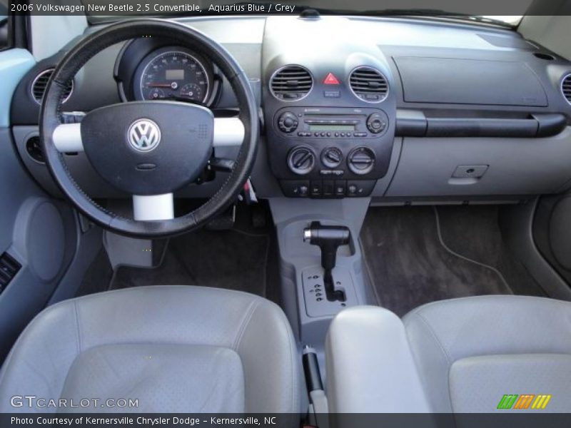 Aquarius Blue / Grey 2006 Volkswagen New Beetle 2.5 Convertible