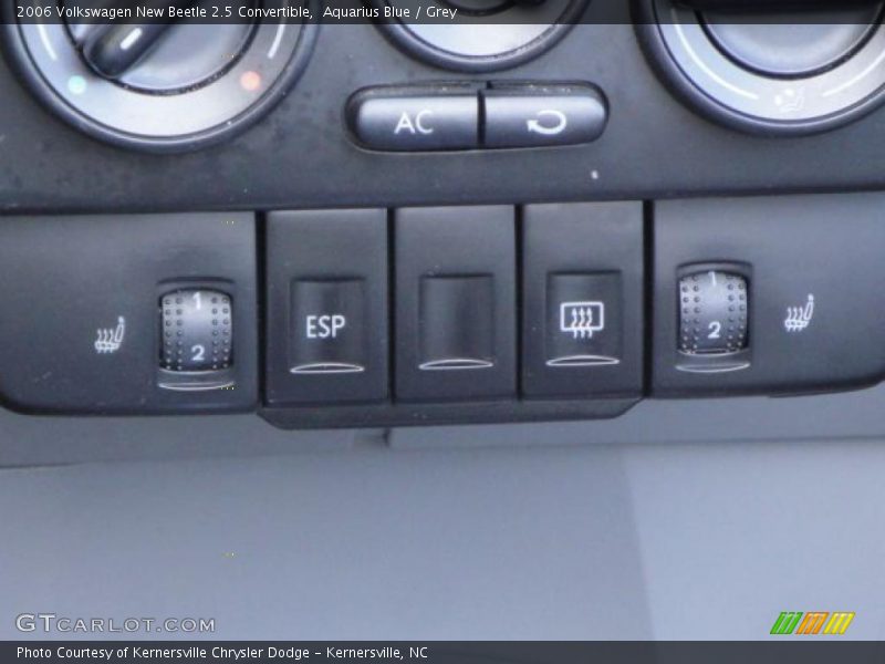 Aquarius Blue / Grey 2006 Volkswagen New Beetle 2.5 Convertible