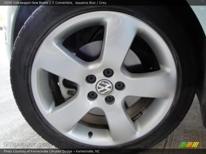 Aquarius Blue / Grey 2006 Volkswagen New Beetle 2.5 Convertible