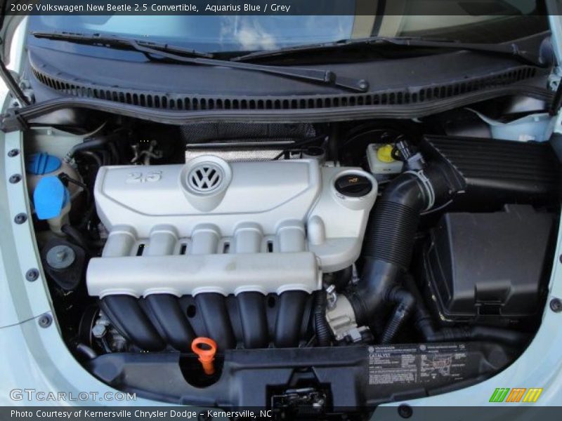 Aquarius Blue / Grey 2006 Volkswagen New Beetle 2.5 Convertible