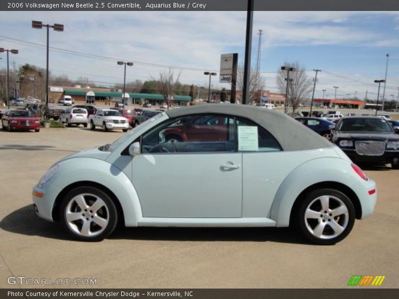 Aquarius Blue / Grey 2006 Volkswagen New Beetle 2.5 Convertible