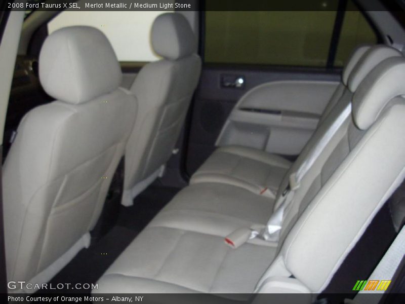 Merlot Metallic / Medium Light Stone 2008 Ford Taurus X SEL