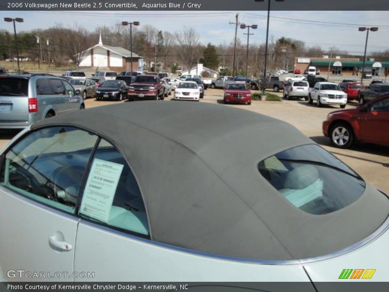 Aquarius Blue / Grey 2006 Volkswagen New Beetle 2.5 Convertible