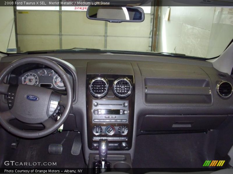 Merlot Metallic / Medium Light Stone 2008 Ford Taurus X SEL
