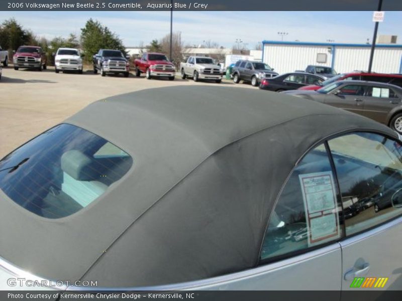 Aquarius Blue / Grey 2006 Volkswagen New Beetle 2.5 Convertible