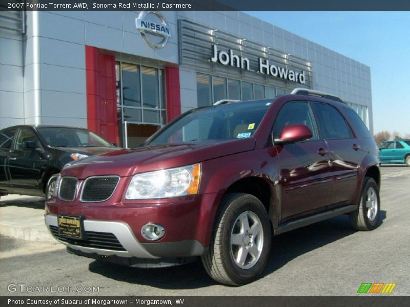 Sonoma Red Metallic / Cashmere 2007 Pontiac Torrent AWD