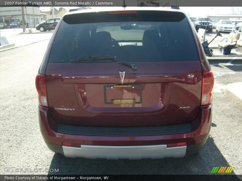 Sonoma Red Metallic / Cashmere 2007 Pontiac Torrent AWD