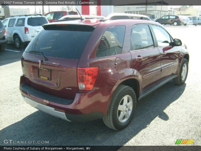 Sonoma Red Metallic / Cashmere 2007 Pontiac Torrent AWD