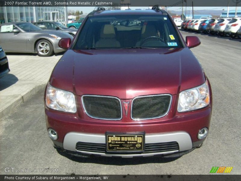 Sonoma Red Metallic / Cashmere 2007 Pontiac Torrent AWD