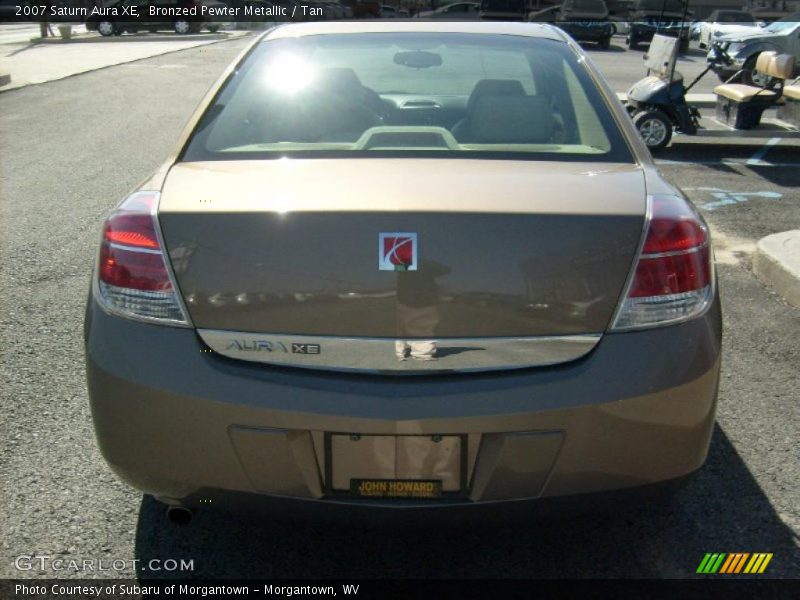 Bronzed Pewter Metallic / Tan 2007 Saturn Aura XE