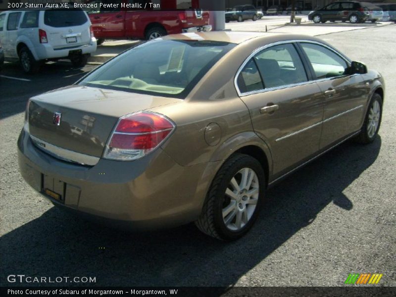 Bronzed Pewter Metallic / Tan 2007 Saturn Aura XE
