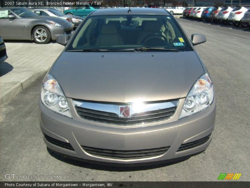 Bronzed Pewter Metallic / Tan 2007 Saturn Aura XE