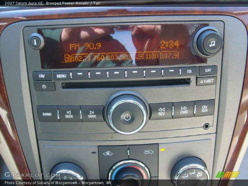 Bronzed Pewter Metallic / Tan 2007 Saturn Aura XE