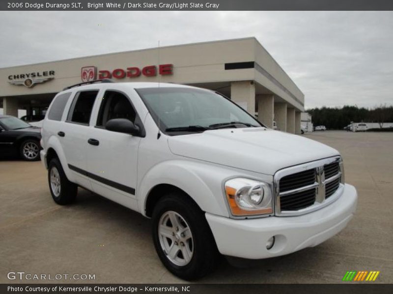 Bright White / Dark Slate Gray/Light Slate Gray 2006 Dodge Durango SLT