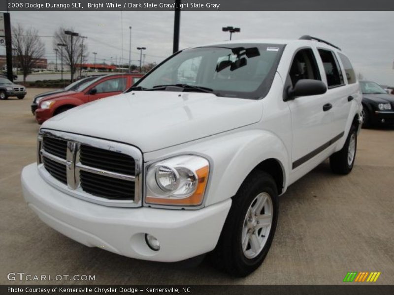 Bright White / Dark Slate Gray/Light Slate Gray 2006 Dodge Durango SLT