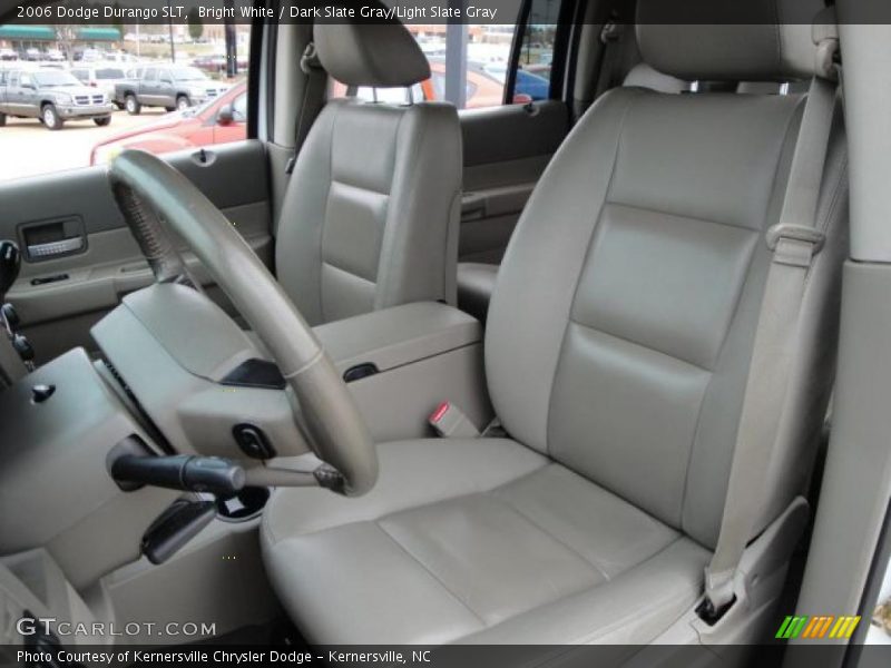 Bright White / Dark Slate Gray/Light Slate Gray 2006 Dodge Durango SLT