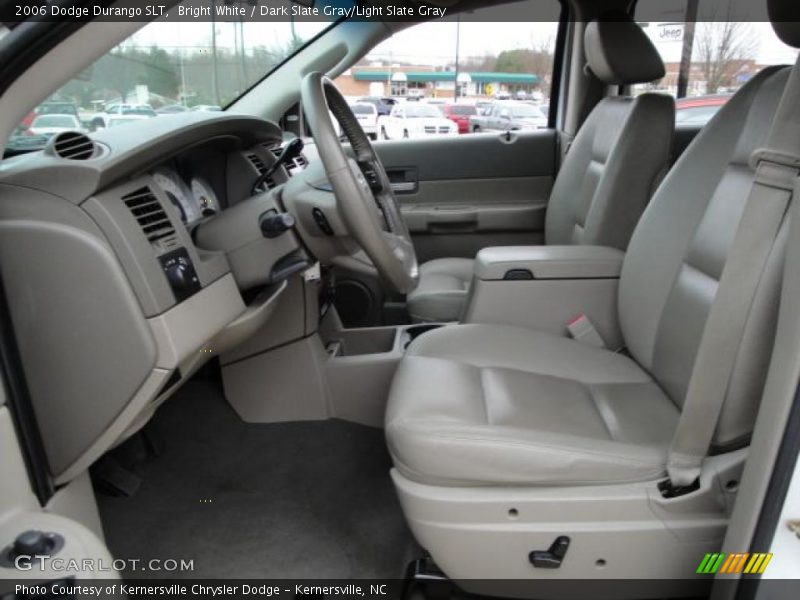 Bright White / Dark Slate Gray/Light Slate Gray 2006 Dodge Durango SLT