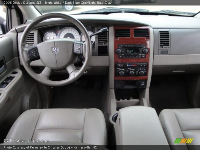 Bright White / Dark Slate Gray/Light Slate Gray 2006 Dodge Durango SLT