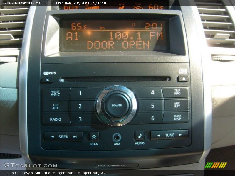 Precision Gray Metallic / Frost 2007 Nissan Maxima 3.5 SE