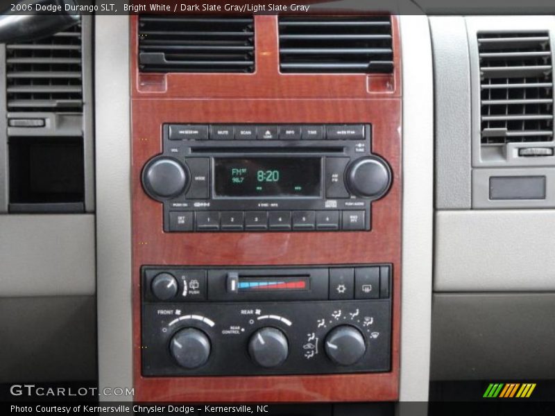 Bright White / Dark Slate Gray/Light Slate Gray 2006 Dodge Durango SLT
