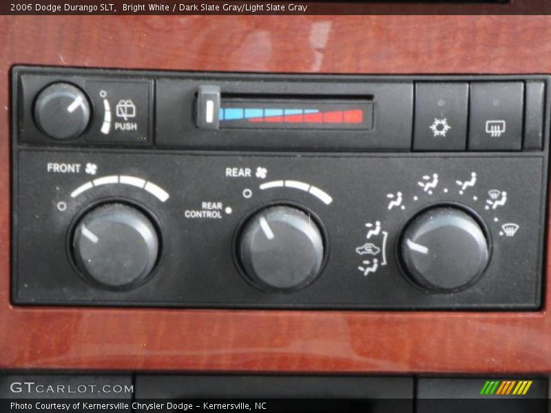 Bright White / Dark Slate Gray/Light Slate Gray 2006 Dodge Durango SLT