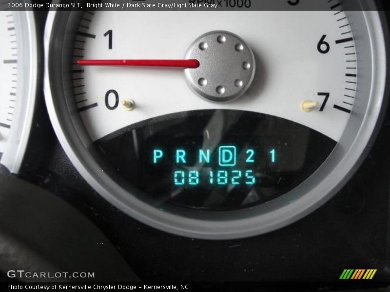 Bright White / Dark Slate Gray/Light Slate Gray 2006 Dodge Durango SLT